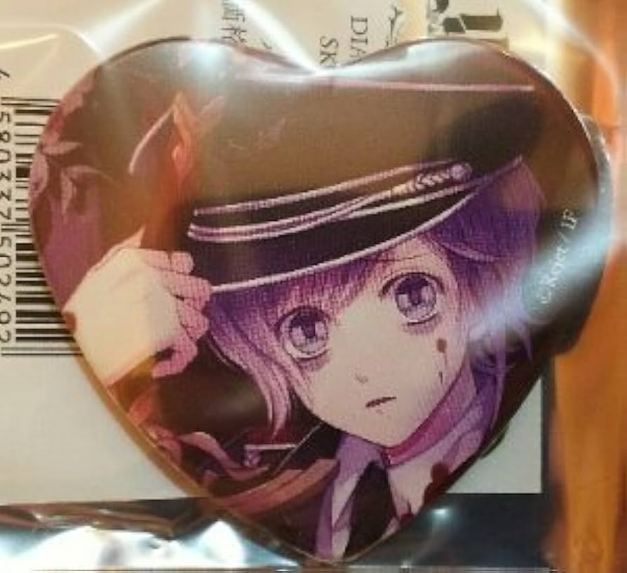 Amazon | DIABOLIK LOVERS 5周年 ハート缶バッジ 逆巻カナト | バッジ